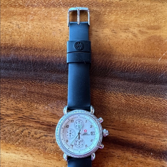 Michele CSX 100 Diamond Chronograph Pearl Watch - Picture 4 of 7